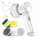 BrushClean - Escova de Limpeza 5 em 1 Sem Fio Prática - Entrega Grátis - Tik Trend