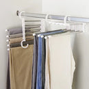 CabideFlex - Cabide Retrátil Organizador 5 em 1 Dobrável em Aço Inox - Entrega Grátis - Tik Trend