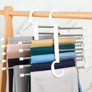 CabideFlex - Cabide Retrátil Organizador 5 em 1 Dobrável em Aço Inox - Entrega Grátis - Tik Trend