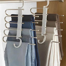 CabideFlex - Cabide Retrátil Organizador 5 em 1 Dobrável em Aço Inox - Entrega Grátis - Tik Trend