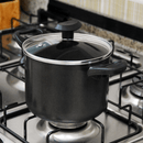 Caldeirão Antiaderente 16cm com Tampa de Vidro e Duas Alças - Tik Trend