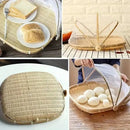 CestFresh - Cesto de Bamboo Com Cobertura de Tela Retrátil Protetor de Alimentos - Entrega Grátis - Tik Trend