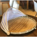 CestFresh - Cesto de Bamboo Com Cobertura de Tela Retrátil Protetor de Alimentos - Entrega Grátis - Tik Trend