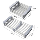 CestoFlex - Escorredor de Pia Ajustável em Inox para Cozinha - Entrega Grátis - Tik Trend