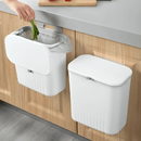 CleanFix - Lixeira de Cozinha Suspensa 9 Litros Com Tampa e Alça De Pendurar - Entrega Grátis - Tik Trend