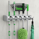 CleanHold — Organizador de Parede com 5 Lugares para Vassouras e Rodos com 6 Ganchos Adicionais - Entrega Grátis - Tik Trend