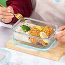 Conjunto 5 Potes Herméticos de Vidro com Tampa 4 Travas 640ml - Tik Trend