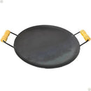 Conjunto de Discos de Arado de Aço Reforçado com Alças de Madeira - Entrega Grátis - Tik Trend