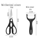 Conjunto De Facas Inox 6 Peças Antiaderente Para Cozinha - Tik Trend