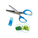 EasyCut - Tesoura Multiuso de Cozinha 5 Lâminas - Entrega Grátis - Tik Trend