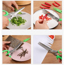 EasyCut - Tesoura Multiuso de Cozinha 5 Lâminas - Entrega Grátis - Tik Trend