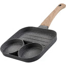 Frigideira Antiaderente 3 em 1 com Divisórias - Tik Trend