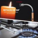 Inoxfire - Acendedor Recarregável Para Fogões Churrasqueiras Grills e Fornos - Entrega Grátis - Tik Trend