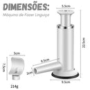 InoxMix - Kit Máquina de Encher Linguiça Caseira + Funil - Entrega Grátis - Tik Trend