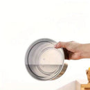 Jogo 5 Potes Tigelas em Inox Alumínio Com Tampa Redondo - Tik Trend