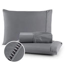 Jogo de Lençol 03 Peças 400 Fios Cama Casal Queen Micropercal Ponto Palito - Tik Trend