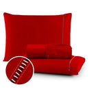 Jogo de Lençol 03 Peças 400 Fios Cama Casal Queen Micropercal Ponto Palito - Tik Trend