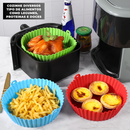 Kit 5 Formas de Silicone Air Fryer e Microondas - Entrega Grátis - Tik Trend