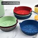 Kit 5 Formas de Silicone Air Fryer e Microondas - Entrega Grátis - Tik Trend