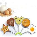 Kit 5 Forminhas - Molde Forma Omeleteira Para Panqueca Ovo Frito e Biscoitos - Entrega Grátis - Tik Trend