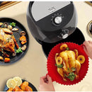 Kit 6 Forma de Silicone para Fritadeira Air Fryer com Alça Antiaderente - Tik Trend