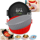 Kit 6 Forma de Silicone para Fritadeira Air Fryer com Alça Antiaderente - Tik Trend