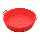 Kit 6 Forma de Silicone para Fritadeira Air Fryer com Alça Antiaderente - Tik Trend