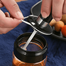 Kit Porta Tempero Condimento de Vidro com Tampa e Colher Embutida - Entrega Grátis - Tik Trend