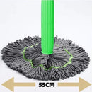 MopClean - Esfregão 2 em 1 Giratório Automático Com Desidratação Perfeito Para Limpeza Completa de Piso - Entrega Grátis - Tik Trend