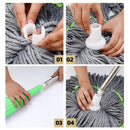 MopClean - Esfregão 2 em 1 Giratório Automático Com Desidratação Perfeito Para Limpeza Completa de Piso - Entrega Grátis - Tik Trend