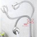 Torneira Inox Prata com Chuveiro e Rotação 360° - Tik Trend